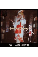 Identity V  KFC Crossover Perfumer Lady K Uniform Cosplay Costume
